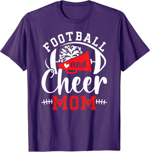 Football And Cheer Mom Cheerleading And Football Mom