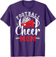 Football And Cheer Mom Cheerleading And Football Mom