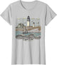 Vintage Cape Cod Massachusetts Nautical Lighthouse Seashore