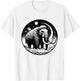 Woolly Mammoth Moon Prehistoric Elephant Mammoth Lovers Art