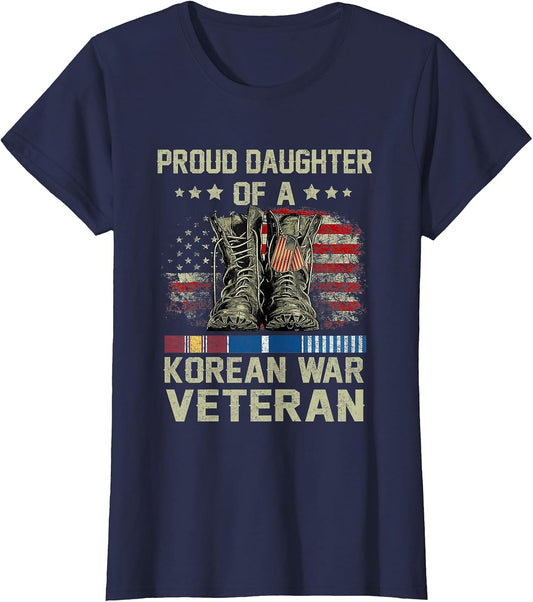 Proud Daughter of Korean War Veteran US Family Matching