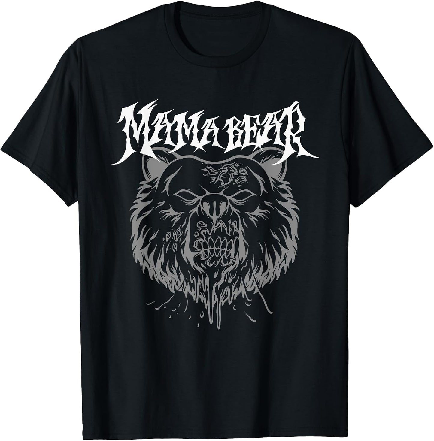 Mama Bear For Metalhead Mom, Mother's Day, Death Metal Band