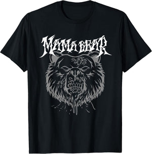 Mama Bear For Metalhead Mom, Mother's Day, Death Metal Band