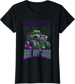 Monster Trucks are My Jam Kids Boys Toddlers Youth & Adults
