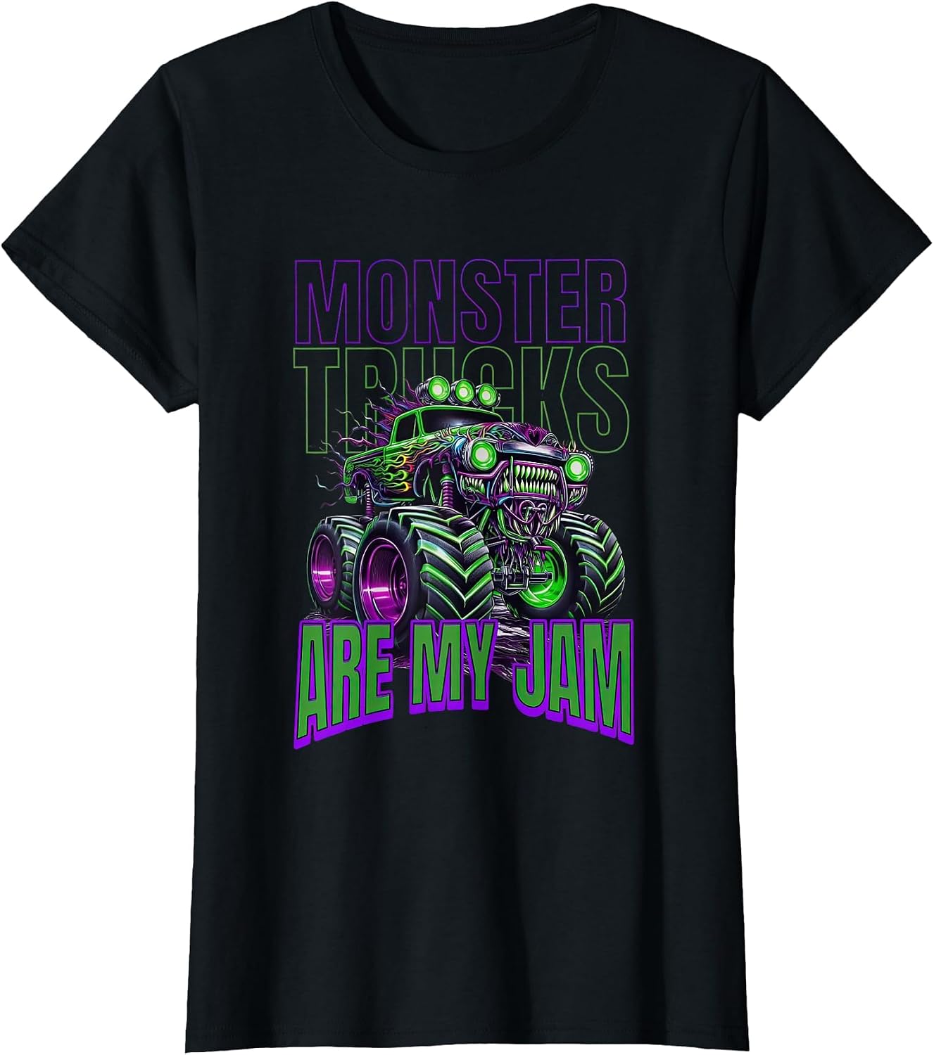 Monster Trucks are My Jam Kids Boys Toddlers Youth & Adults