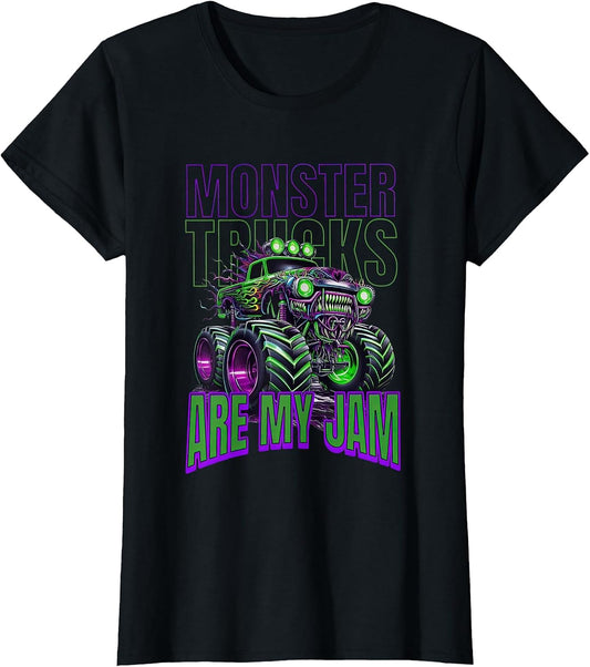 Monster Trucks are My Jam Kids Boys Toddlers Youth & Adults