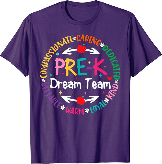 Pre-K Dream Team Back To School Care Love Teachers Students