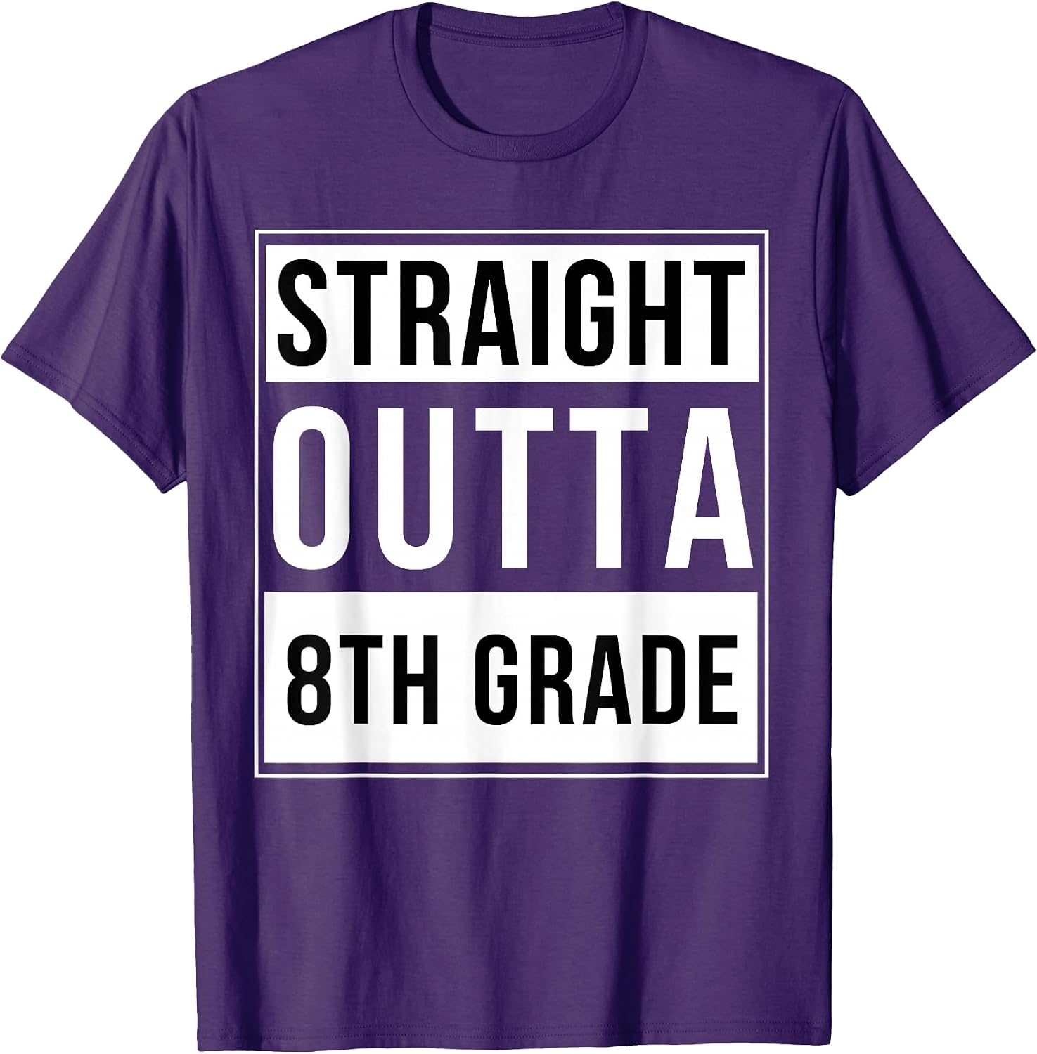 Straight Outta 8th Grade Funny Middle School Graduation