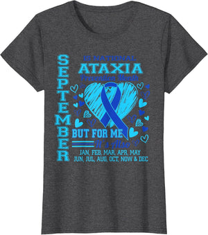September is National Ataxia Awareness Month Blue Ribbon