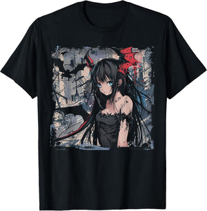 Dark Anime Girl Gothic Manga Grunge Aesthetic Art