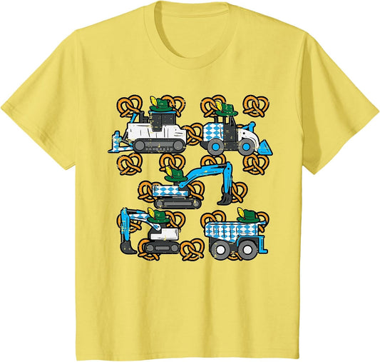 Kids Oktoberfest Construction Vehicles German Toddler Boys Kids