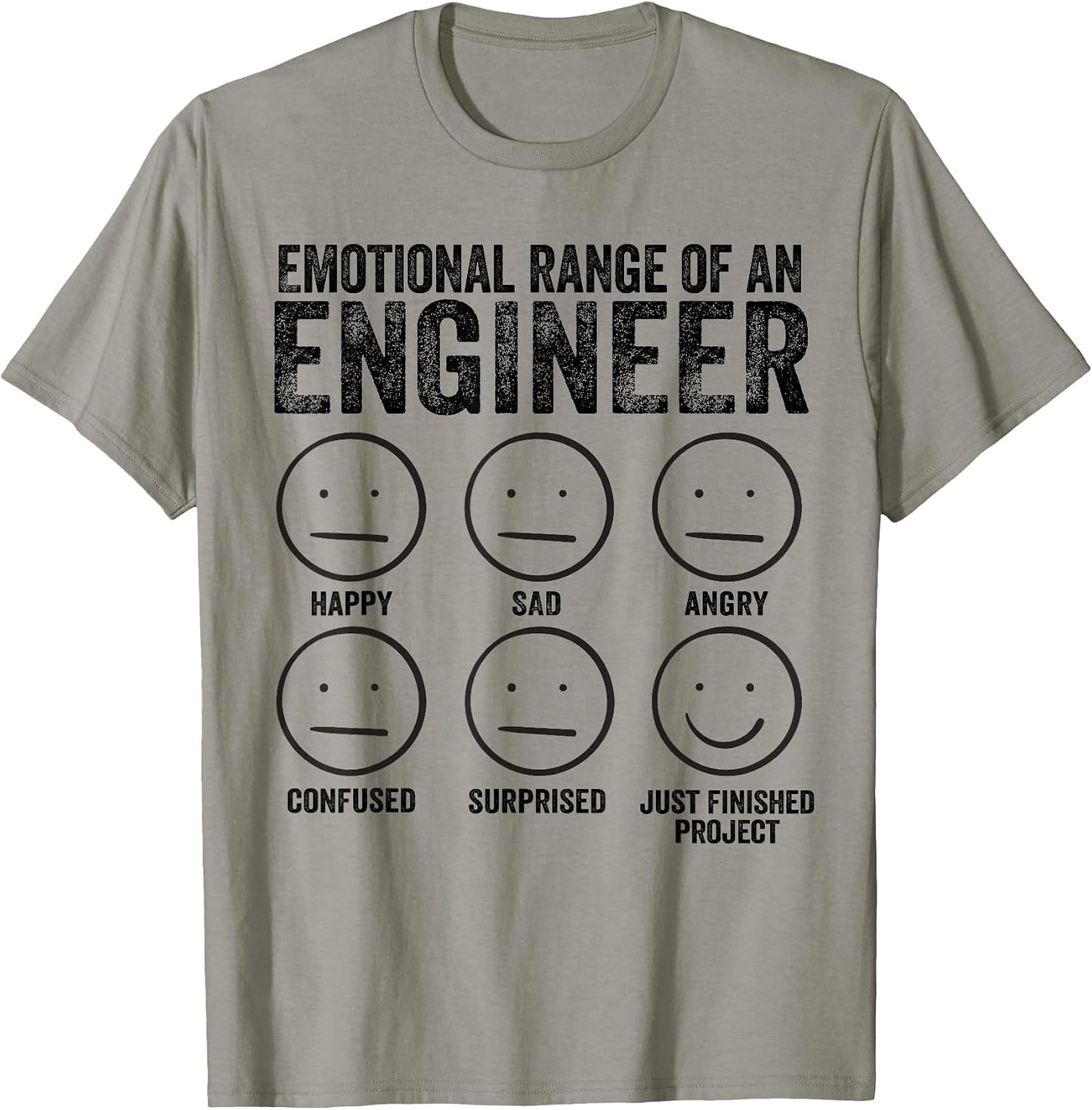 Emotional Range Of An Engineer Funny Engineering Men Women