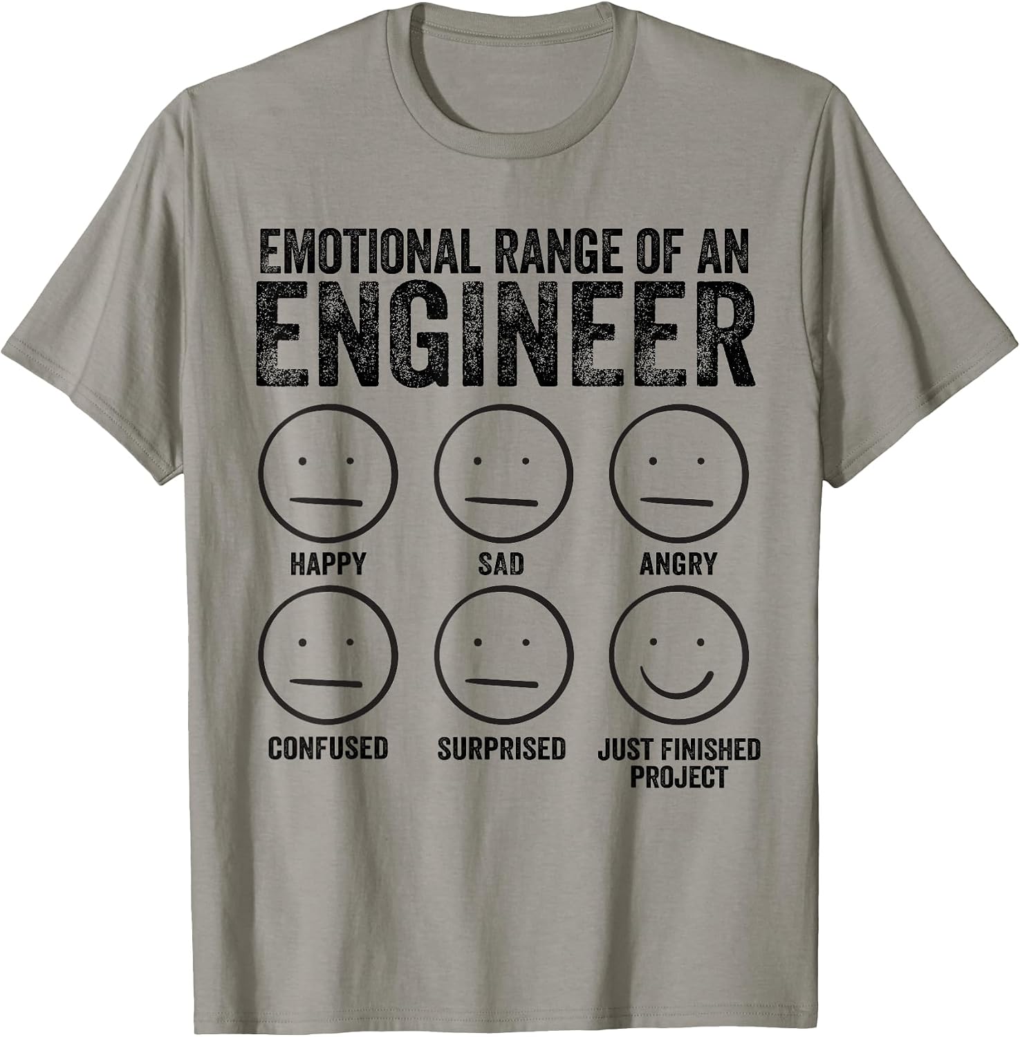 Emotional Range Of An Engineer Funny Engineering Men Women