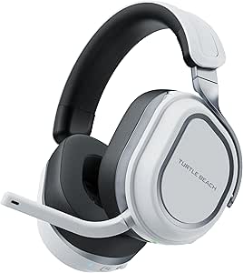 Turtle Beach Stealth 700 Gen 3 Wireless Multiplatform Amplified Gaming Headset for PS5, PS4, PC, Mobile – 60mm Drivers, AI Noise-Cancelling Mic, Bluetooth, 80-Hr Battery, Dual Transmitters – White