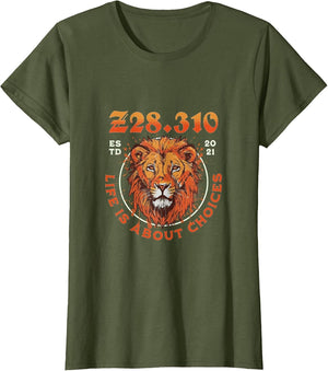 Code Z28.310 Since 2021 Classic Lion - Life is About Choices