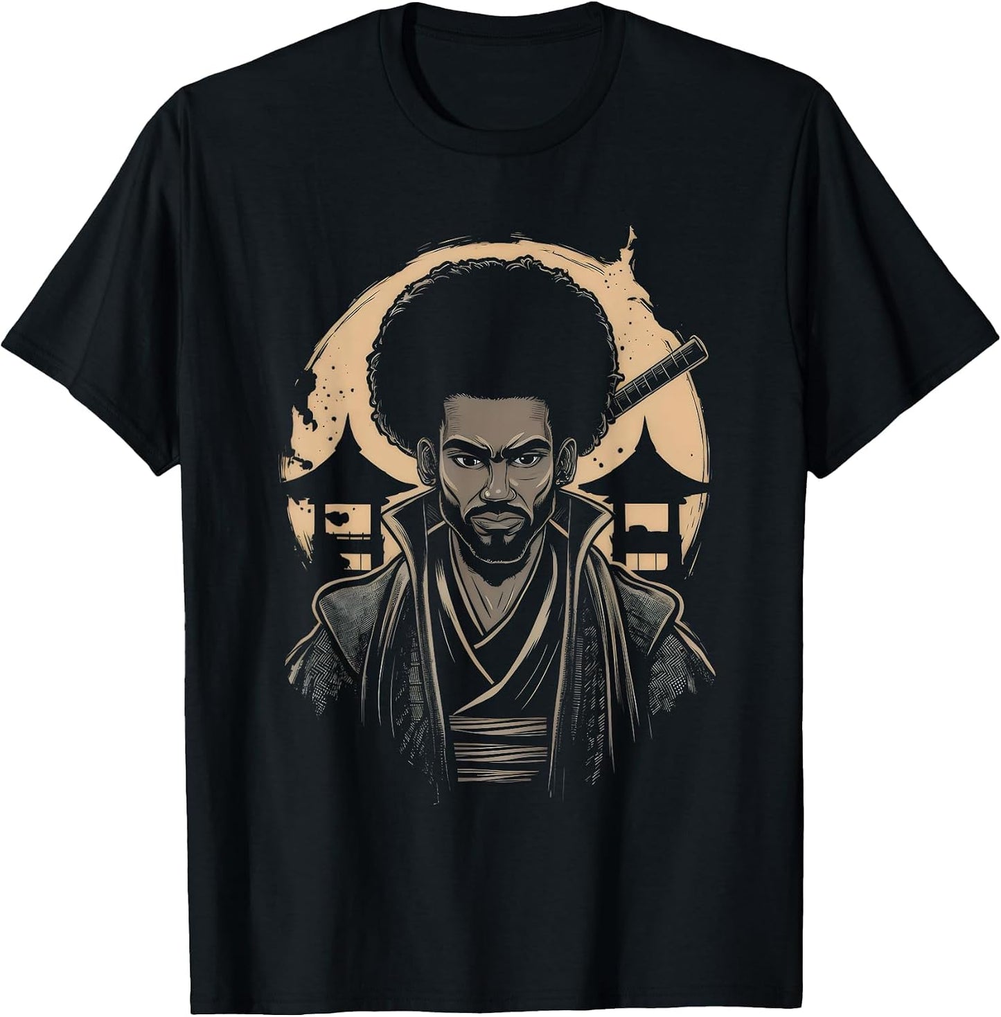 Afro Samurai Japanese Style Bushido Katana African Warrior