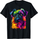 Colorful Brussels Griffon Face Dog Lover Men Women Black