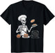Skeleton Cooking Halloween Shirt Spooky Chef Pancakes Cook