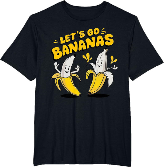 Bananas Shirt Men Women Cute Banana Costume Let's Go Bananas