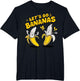 Bananas Shirt Men Women Cute Banana Costume Let's Go Bananas