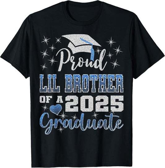 Super Proud Little Brother of 2025 Graduate Awesome Family