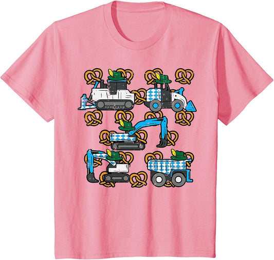 Kids Oktoberfest Construction Vehicles German Toddler Boys Kids