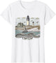 Vintage Cape Cod Massachusetts Nautical Lighthouse Seashore