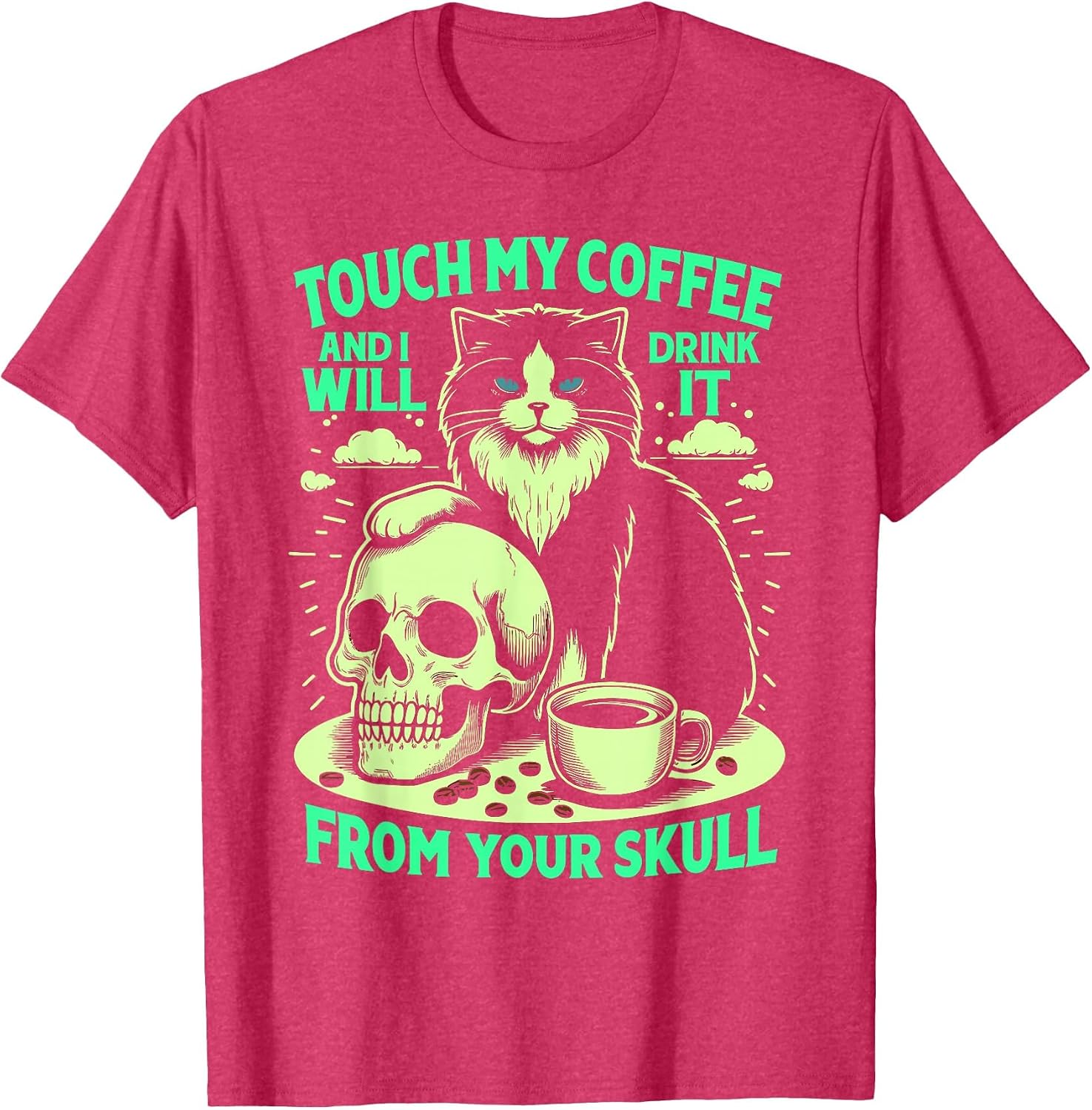 Funny Coffee Cat