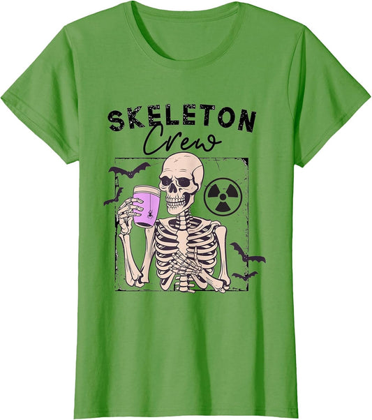 Radiology Halloween Xray Tech Skeleton Coffee Crew CT Tech