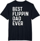Best Flipping Dad Ever, Funny Fathers Day Dad Joke BRQ Retro