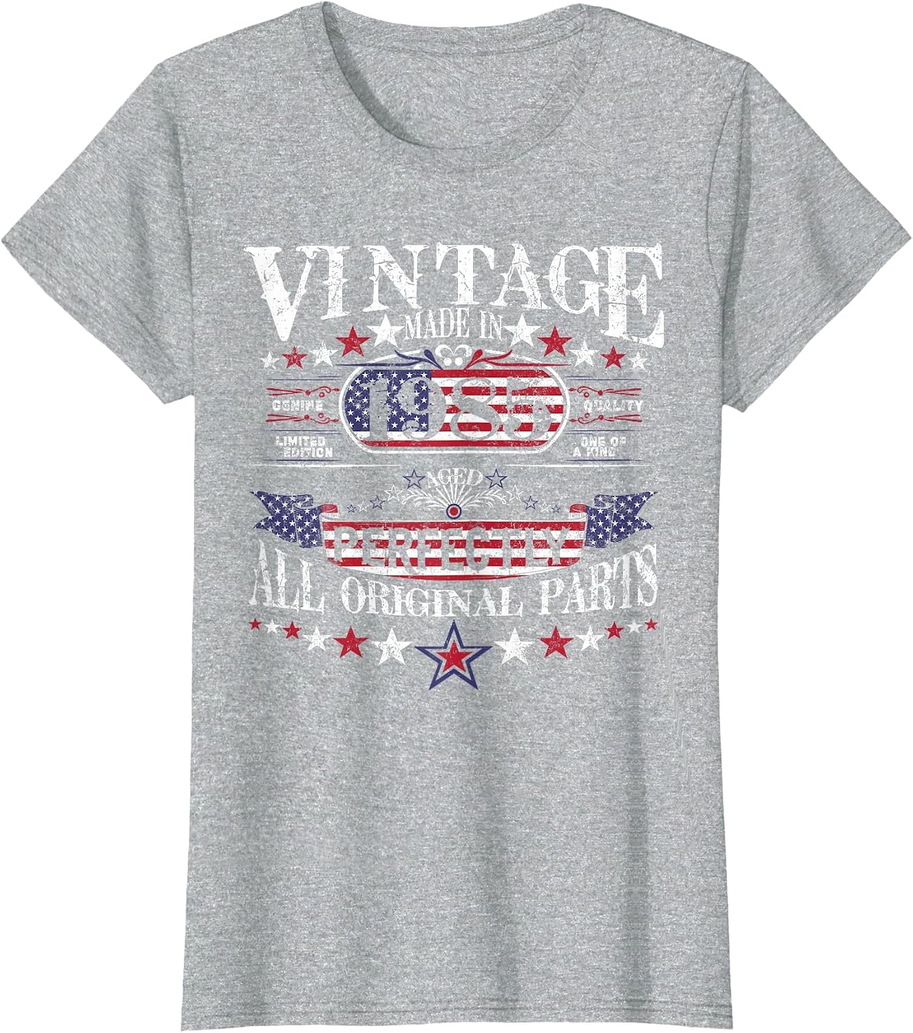 Vintage Made in 1985 Aged Perfectly Original Parts, USA Flag