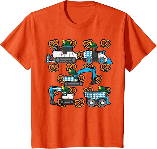 Kids Oktoberfest Construction Vehicles German Toddler Boys Kids