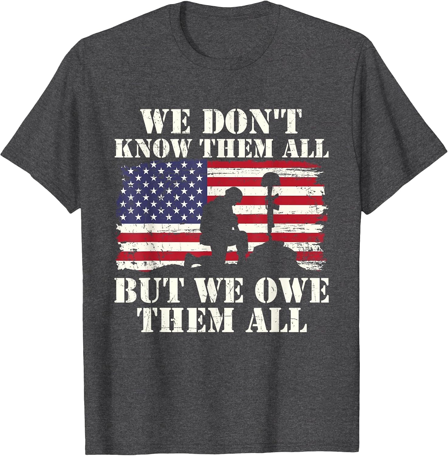 We Owe Them All - Patriotic America Veterans Memorial Day