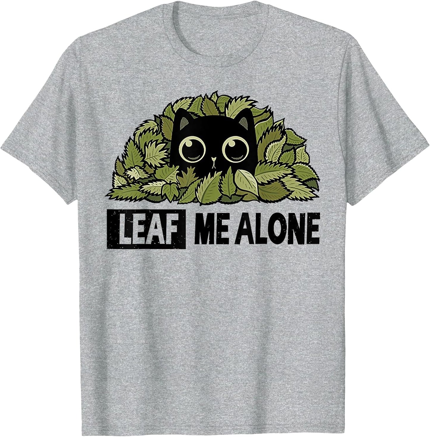 Leaf Me Alone Cat