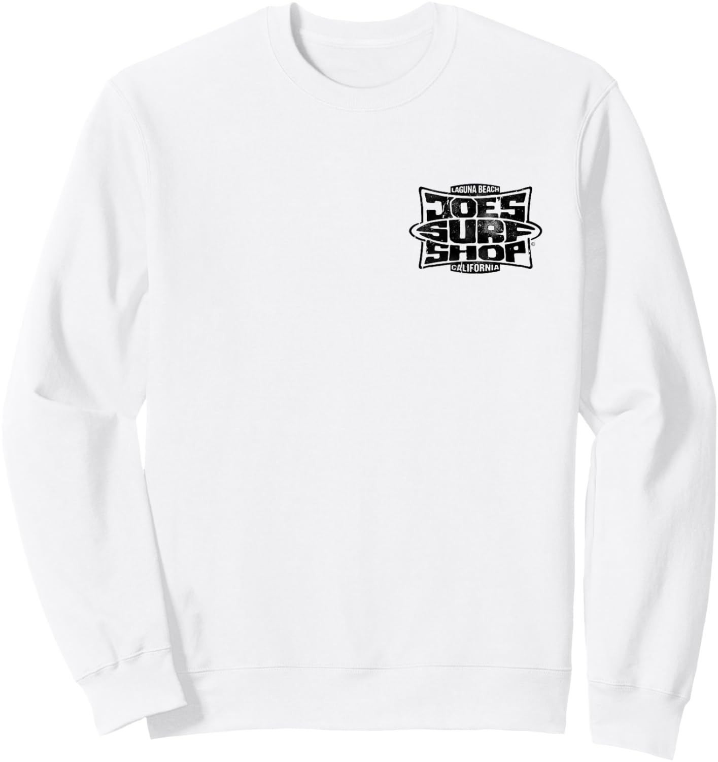 Joe's Surf Vintage Classic Logo Graphic Sweatshirt - Sweatshirt | White