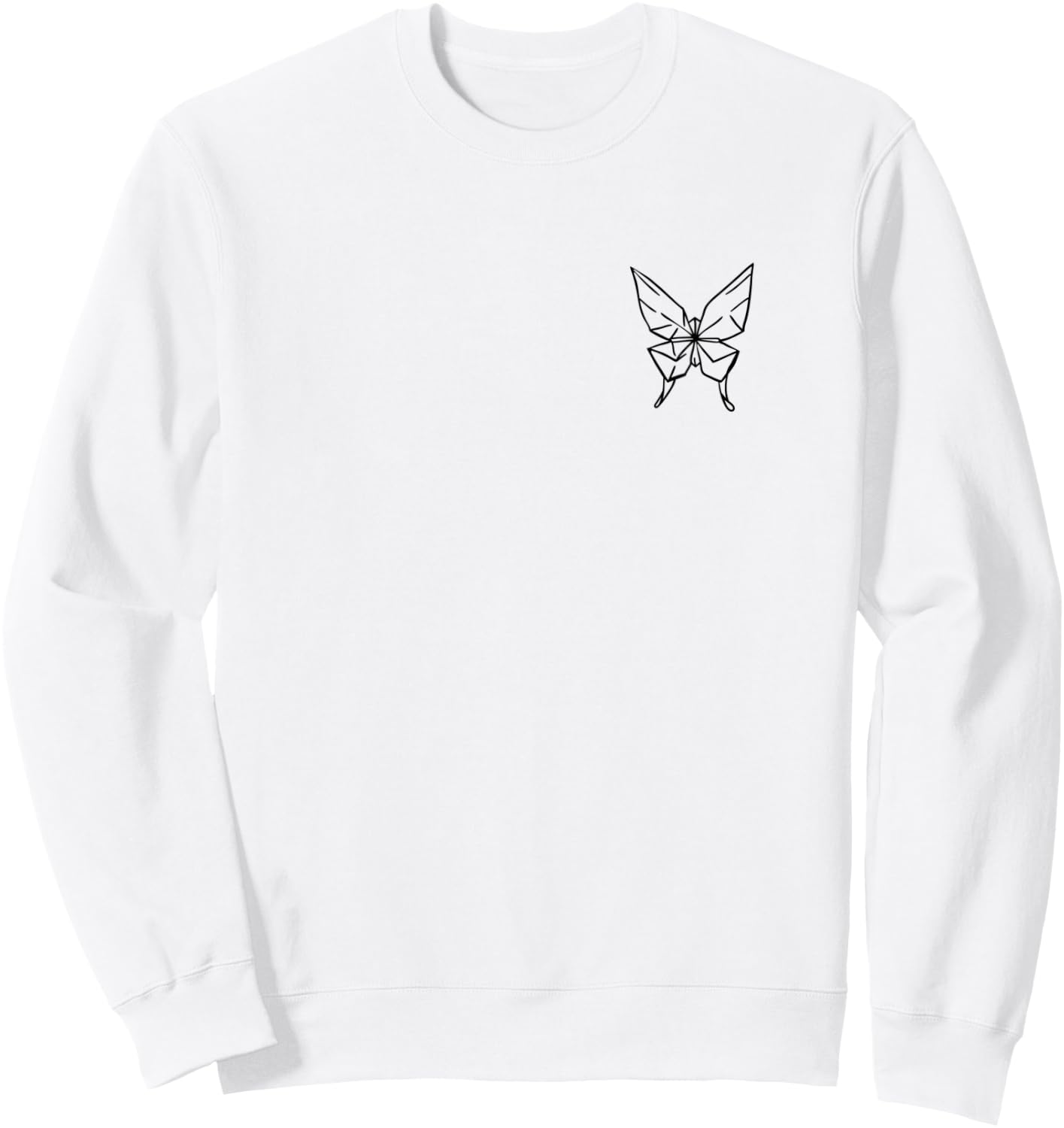 Origami butterfly Sweatshirt - Sweatshirt | White