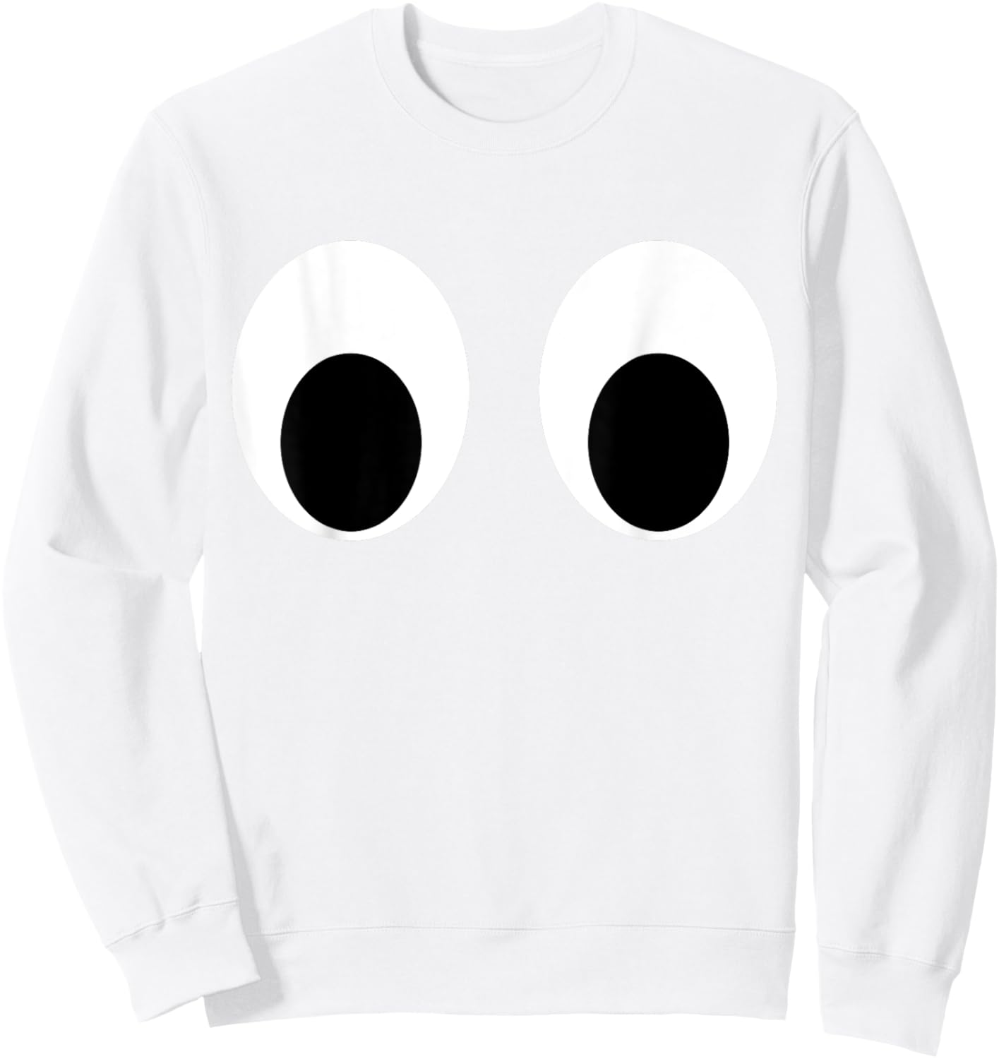 DIY Arcade Game Ghost Eyes Halloween Group Costume Sweatshirt - Sweatshirt | White