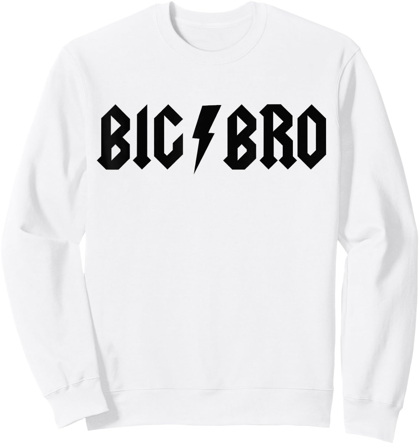 Rock n Roll Big Brother Birthday Rock Star Matching Family Sweatshirt - Sweatshirt | White