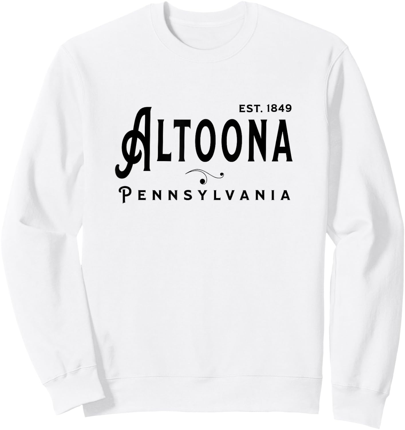 Vintage Merch Souvenir Visit Altoona Pennsylvania Sweatshirt - Sweatshirt | White