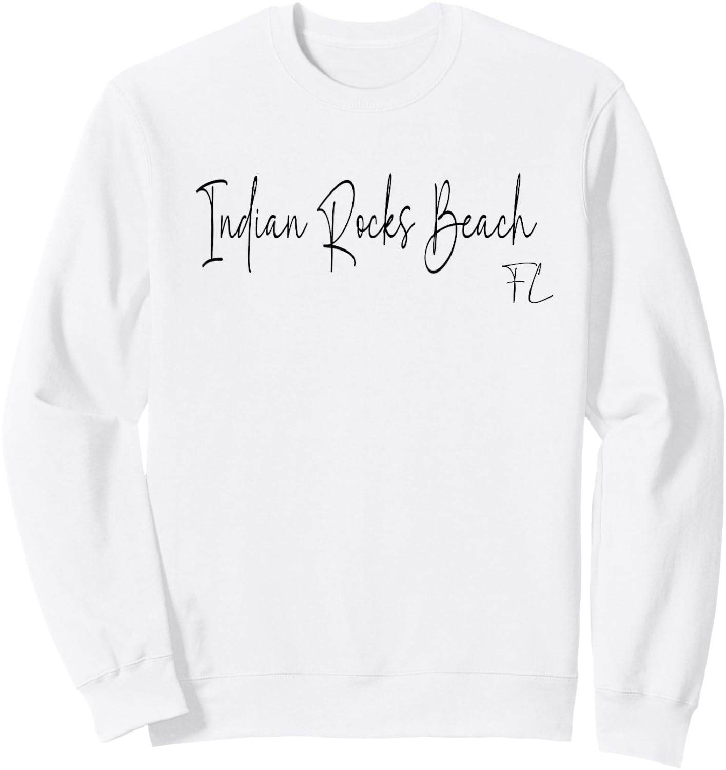 Indian Rocks Beach Florida CA Retro Men Women Sweatshirt - Sweatshirt | White