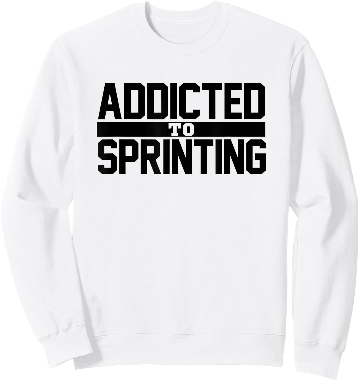 Track and Field, Sprinters, Sprinting Sweatshirt - Sweatshirt | White