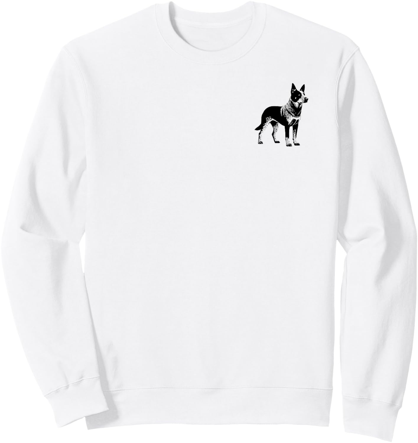 Dog Dad Mom Lover - Monochromatic Texas Heeler Men Women Sweatshirt - Sweatshirt | White