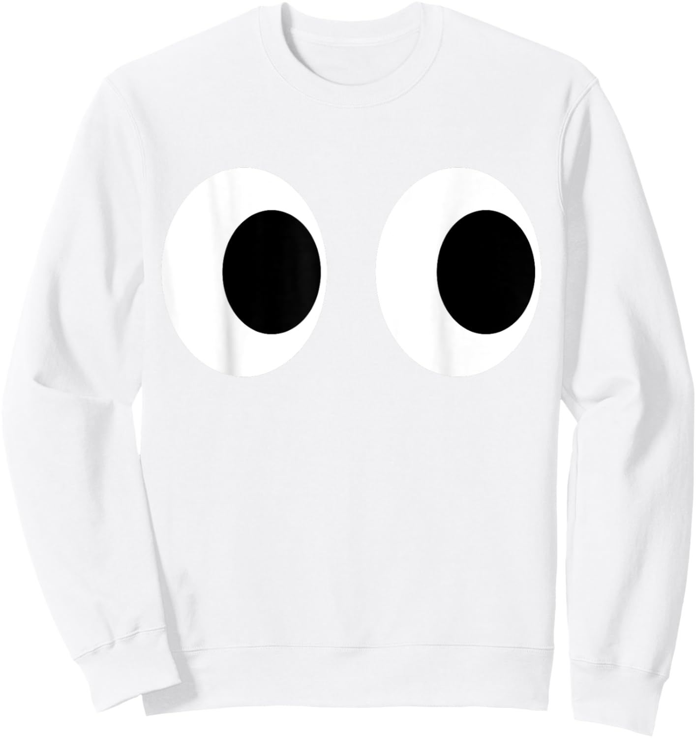DIY Arcade Game Ghost Eyes Halloween Group Costume Sweatshirt - Sweatshirt | White