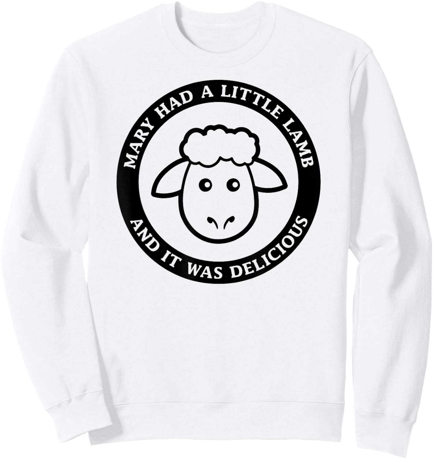 Mary had a Little Lamb Sweatshirt - Sweatshirt | White