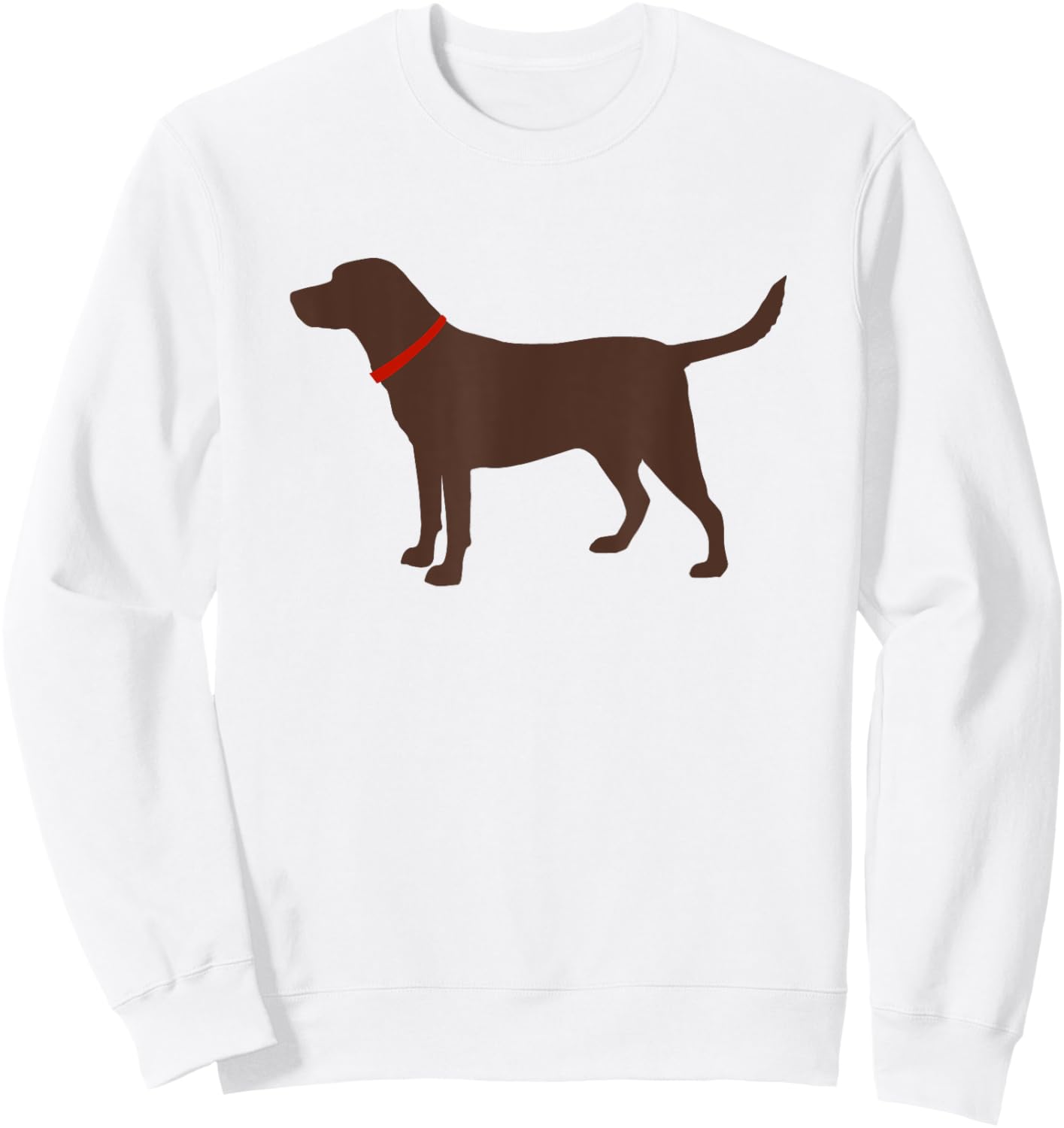 Labrador Retriever, Chocolate Lab Sweatshirt - Sweatshirt | White