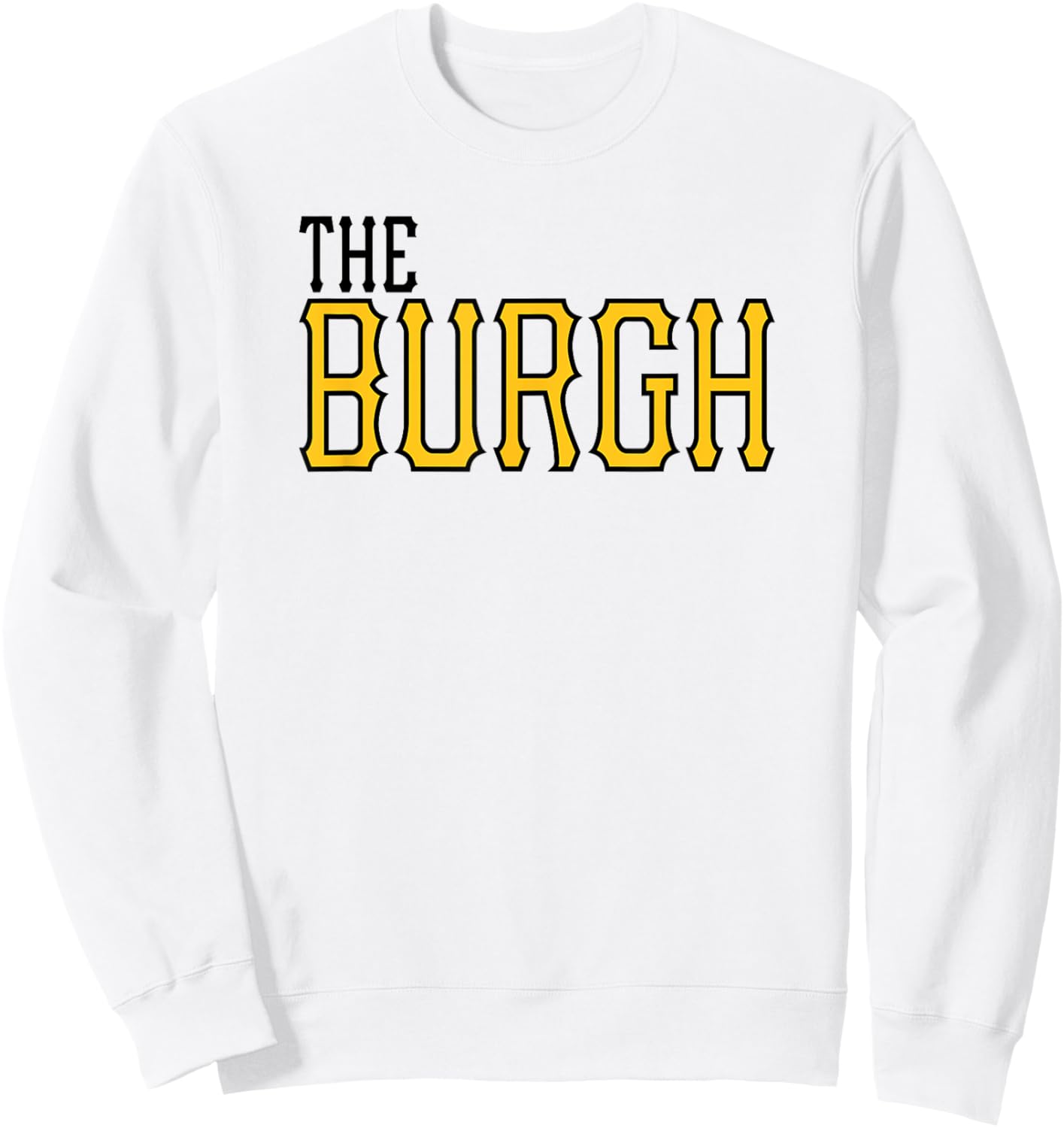 TeflonDesign Men's Grey Classic Fit Baseball Sweatshirt - Sweatshirt | White