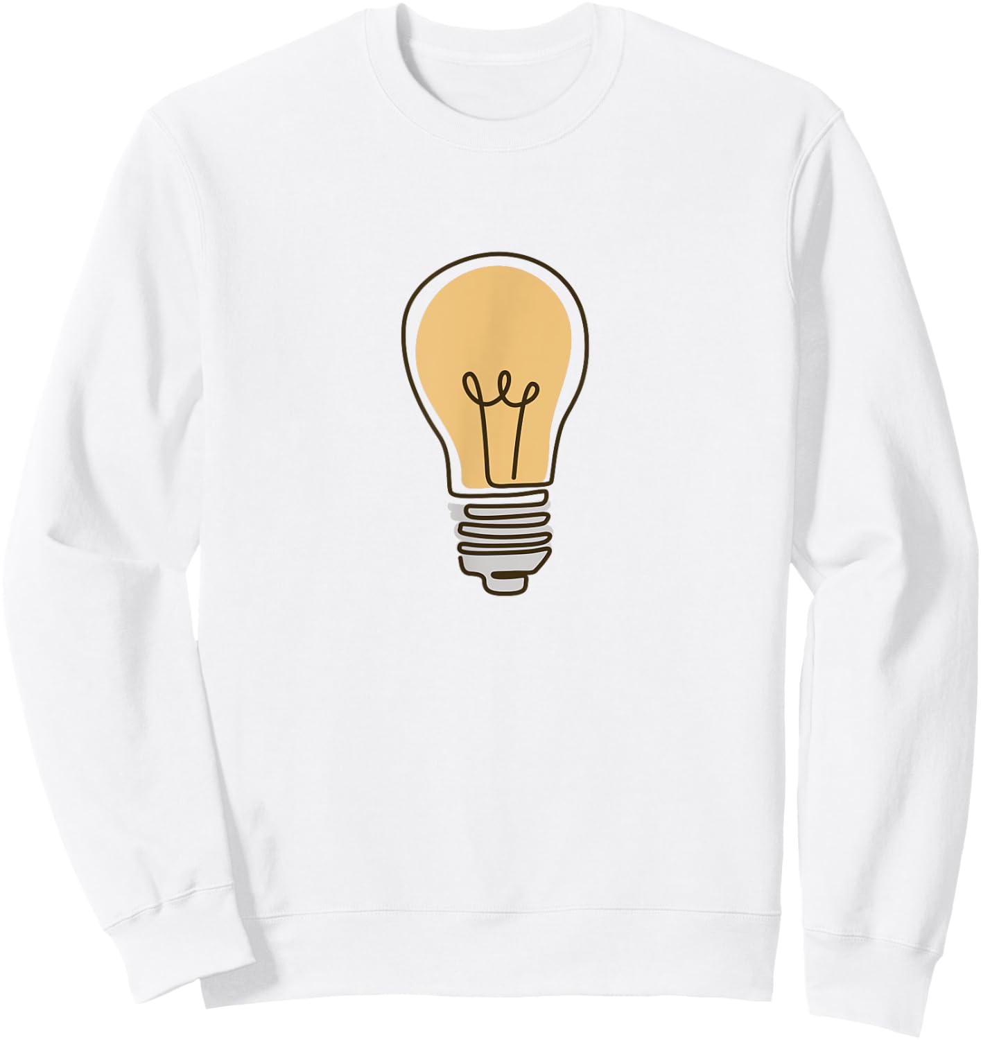 Lightbulb Sweatshirt - Sweatshirt | White
