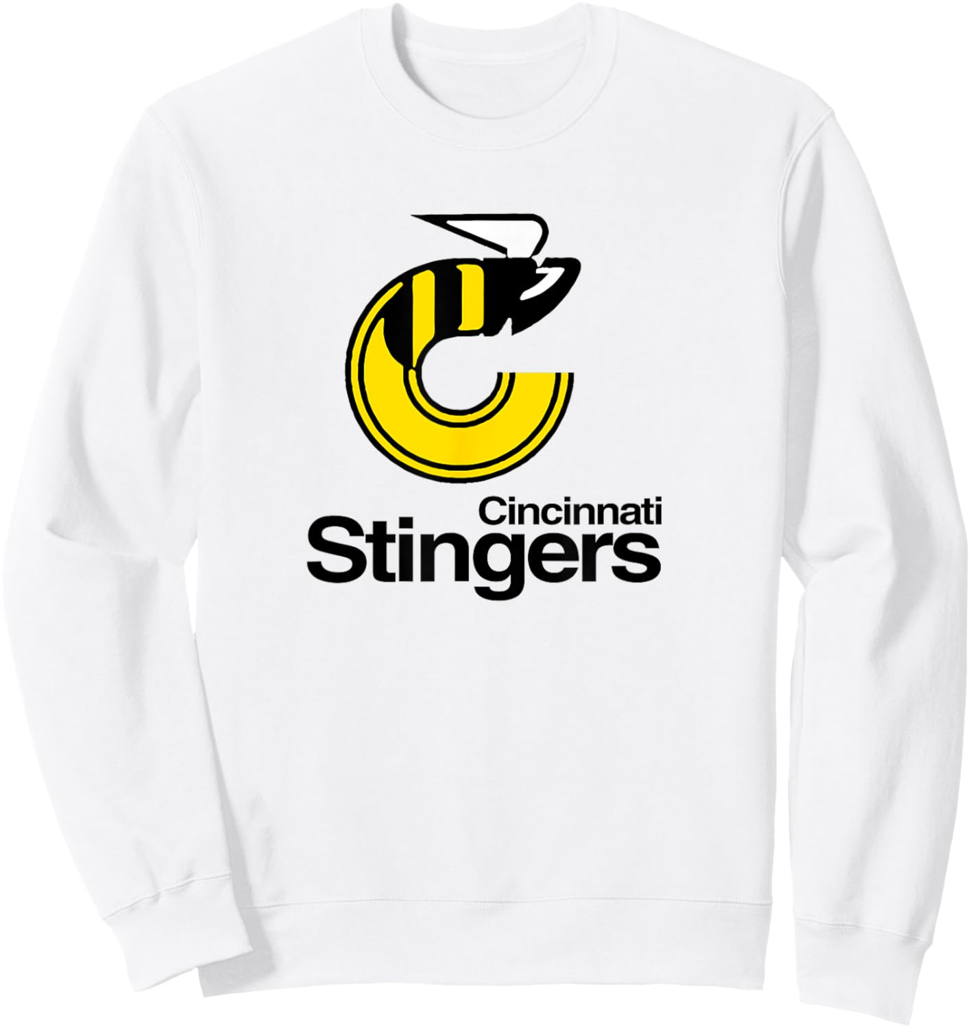 Retro Hockey WHA Cincinnati Stingers Hockey Team 70s Sweatshirt - Sweatshirt | White