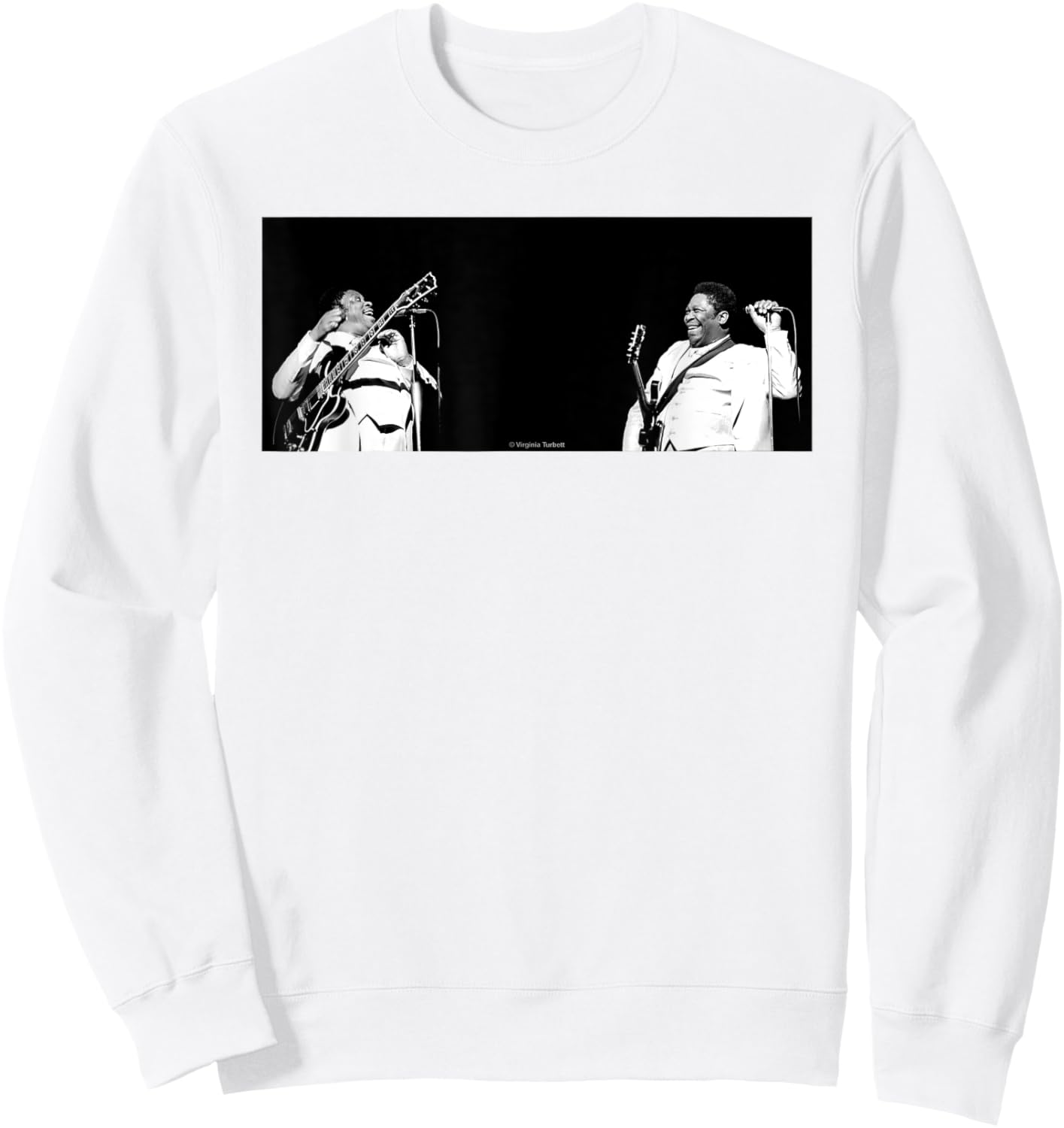 BB King At Hammersmith Odeon 1980 By Virginia Turbett Sweatshirt - Sweatshirt | White