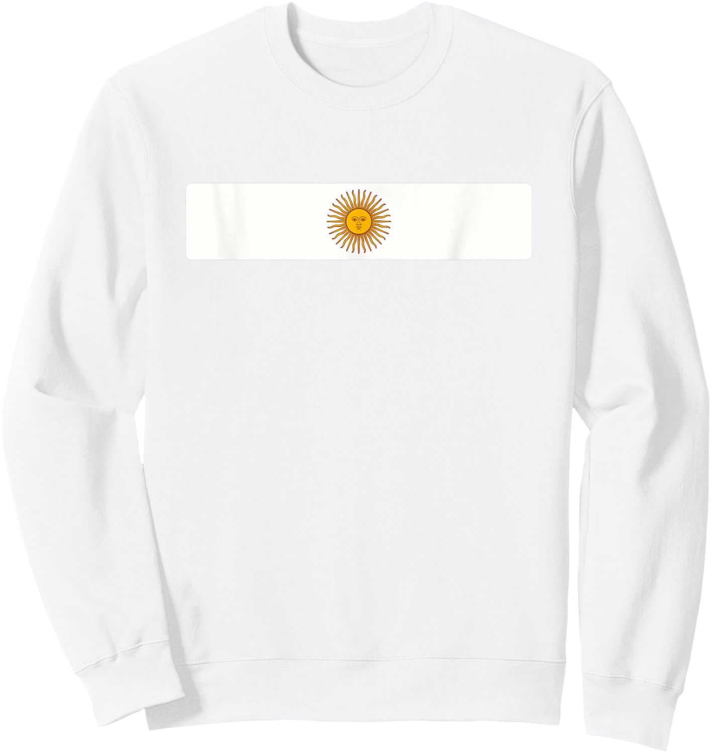 Argentine Flag of Argentina Souvenir Argentinian Women Men Sweatshirt - Sweatshirt | White